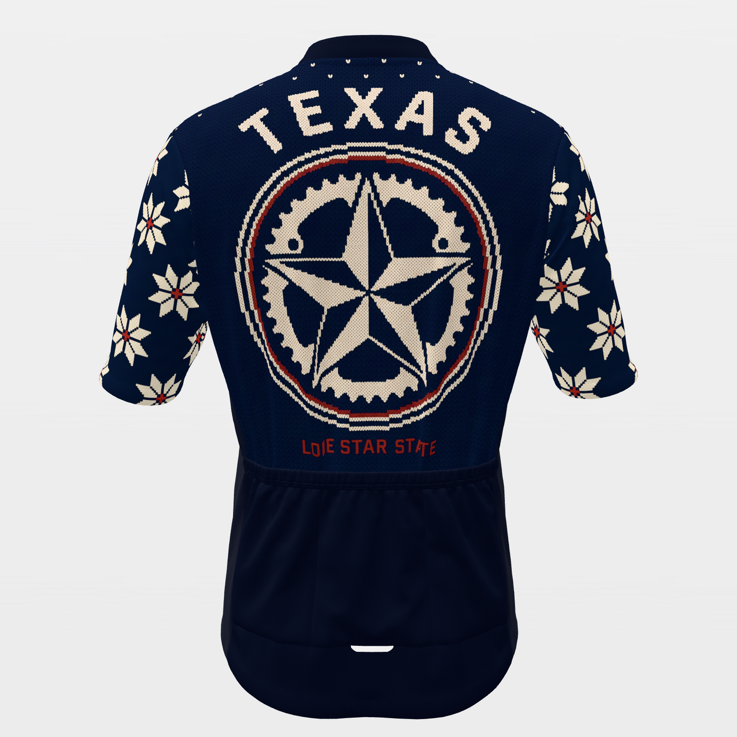 Texas Nordic Selburose Knit Cycling Jersey – Back product view