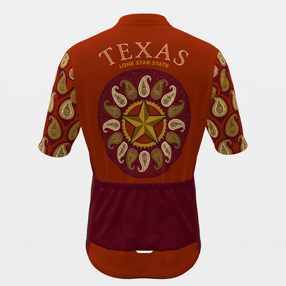 Texas Persian Paisley Cycling Jersey – Back product view