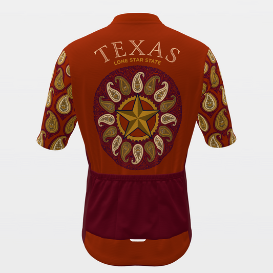 Texas Persian Paisley Cycling Jersey – Back product view