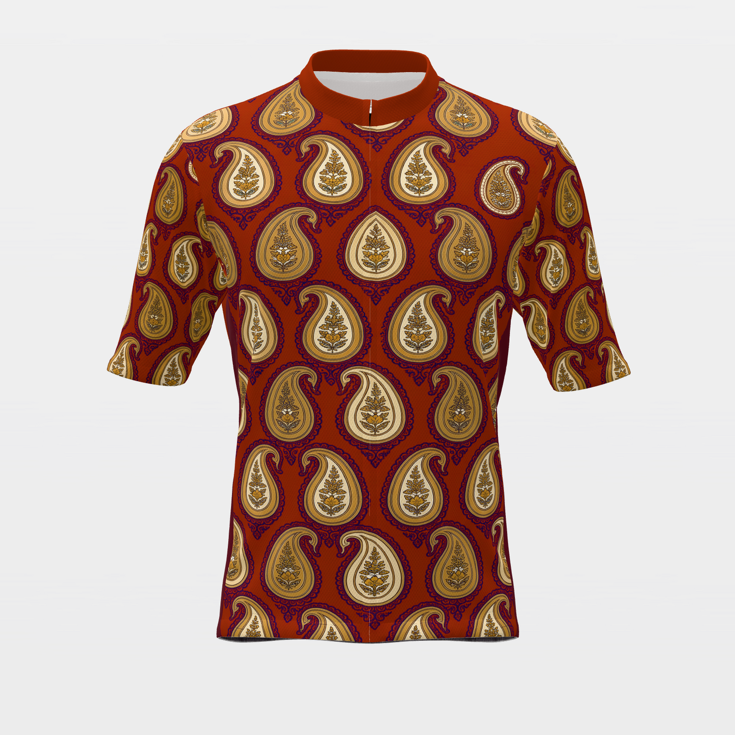 Texas Persian Paisley Cycling Jersey – Front product view