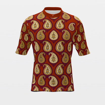 Texas Persian Paisley Cycling Jersey – Front product view