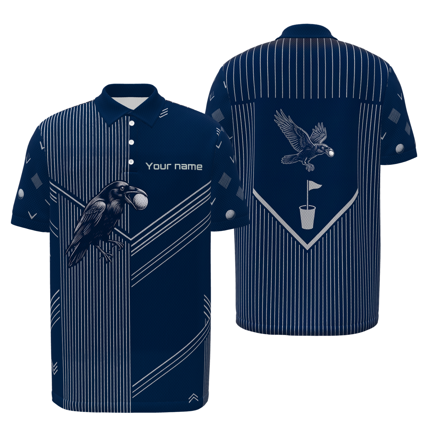 Stolen Ball Flight Golf Polo Shirt