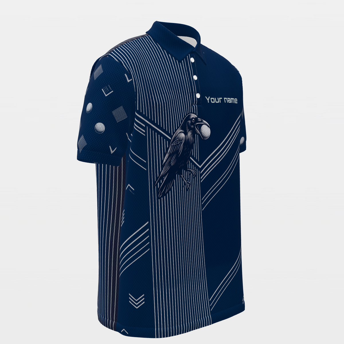 Stolen Ball Flight Golf Polo Shirt