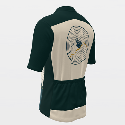 Contour Ridge Cycling Jersey – Back Left view