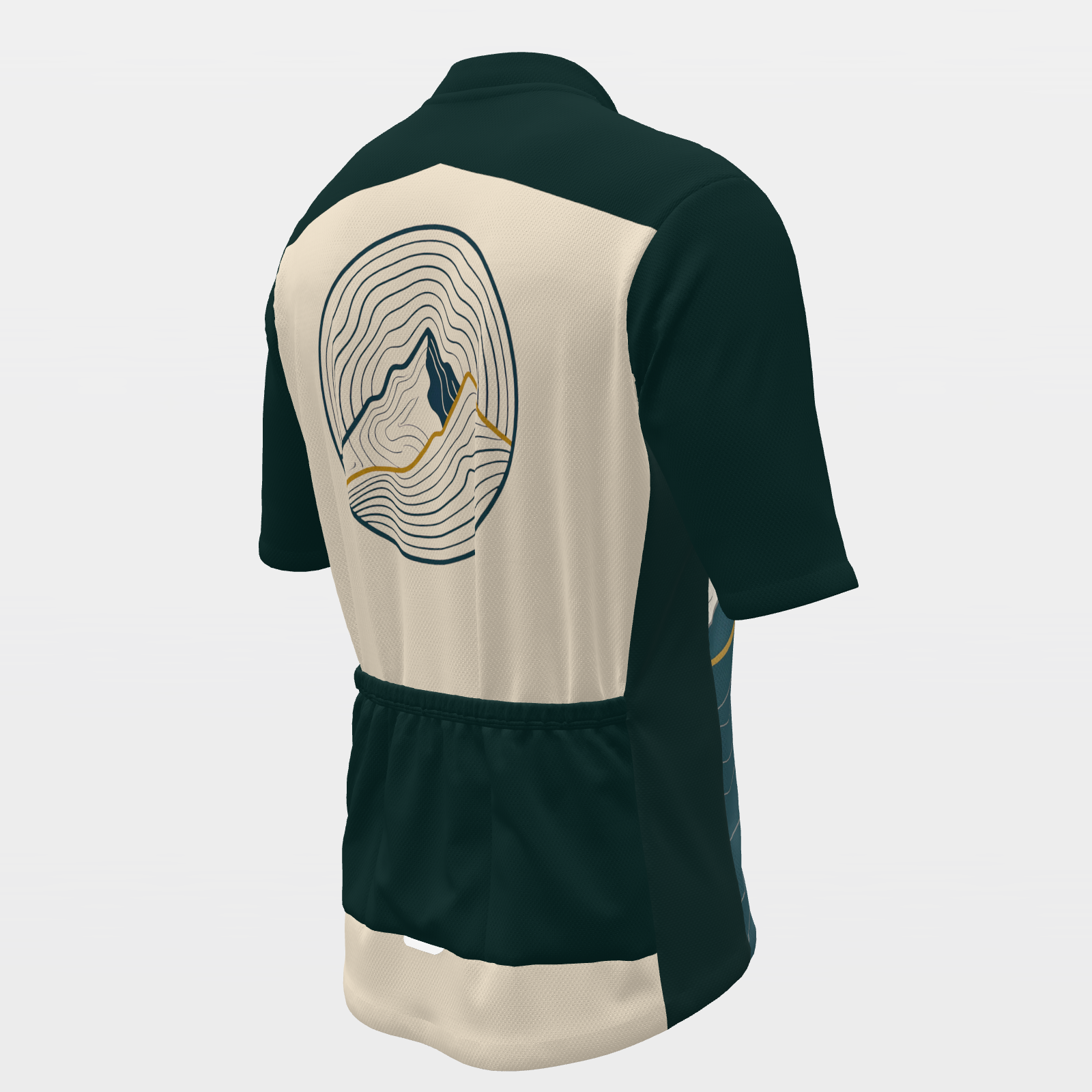 Contour Ridge Cycling Jersey – Back Right view