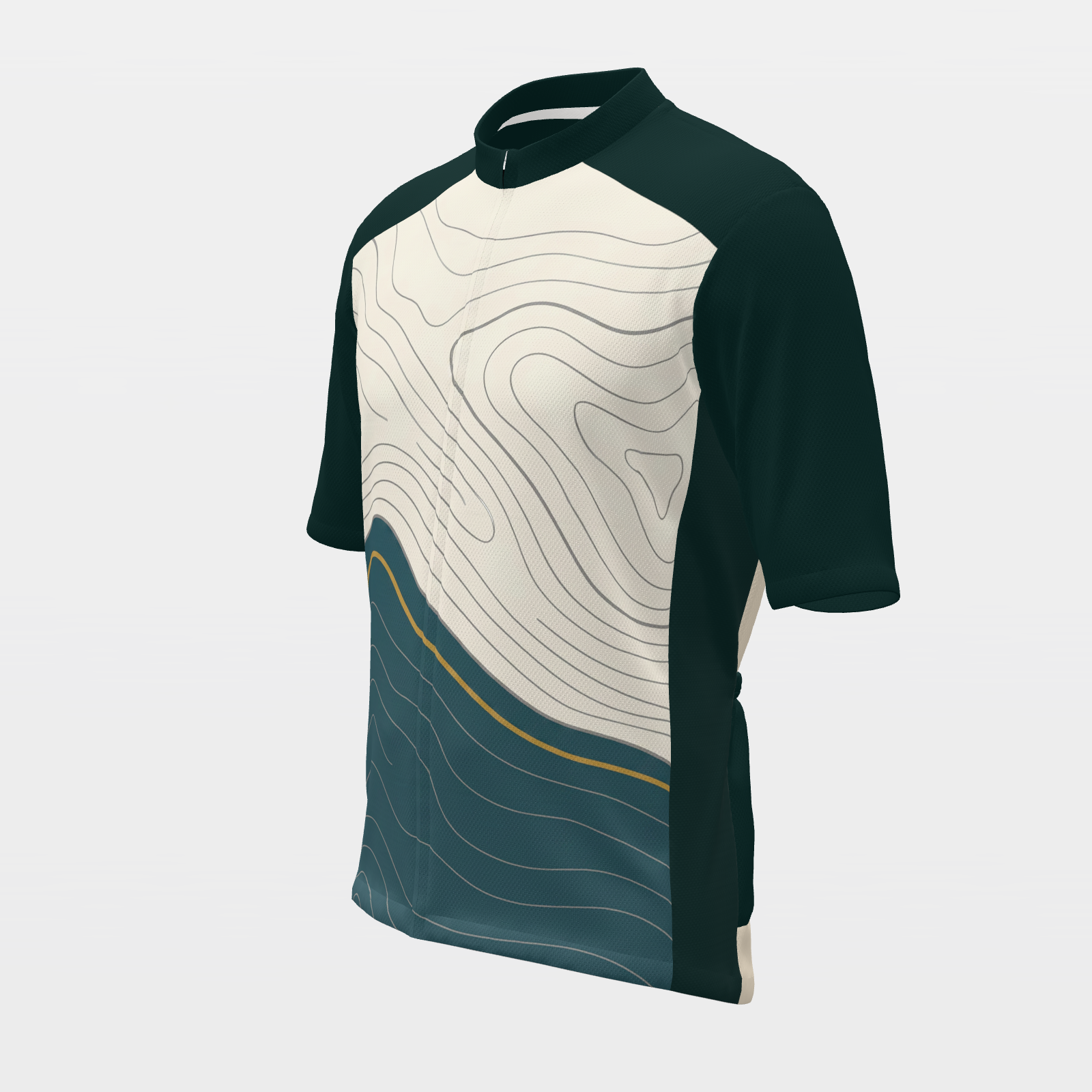 Contour Ridge Cycling Jersey – Front Left view