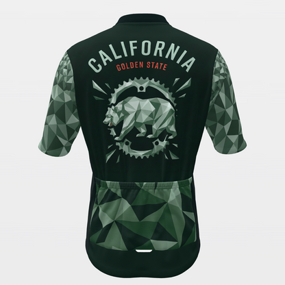 California Crystal Facet Cycling Jersey – Back product view