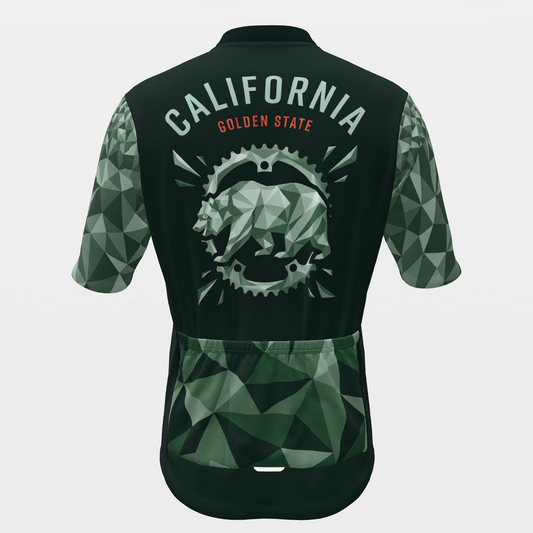 California Crystal Facet Cycling Jersey – Back product view