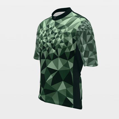 California Crystal Facet Cycling Jersey – Front Left product view