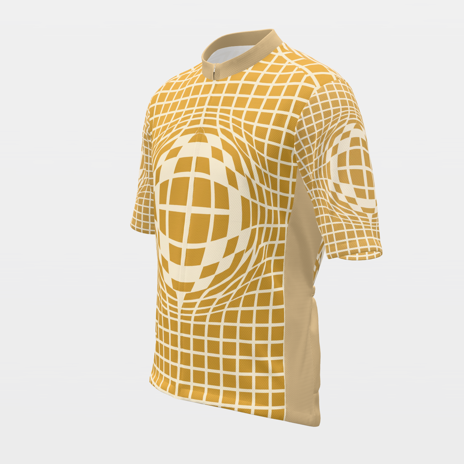 California Kinetic Op Art Cycling Jersey – Front Left product view