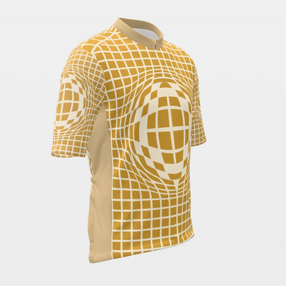 California Kinetic Op Art Cycling Jersey – Front Right product view