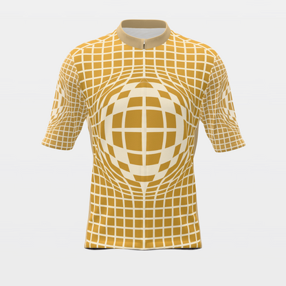 California Kinetic Op Art Cycling Jersey – Front product view