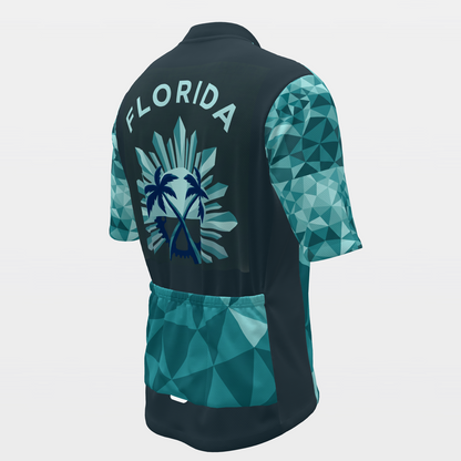 Florida Crystal Facet Cycling Jersey – Back Right product view
