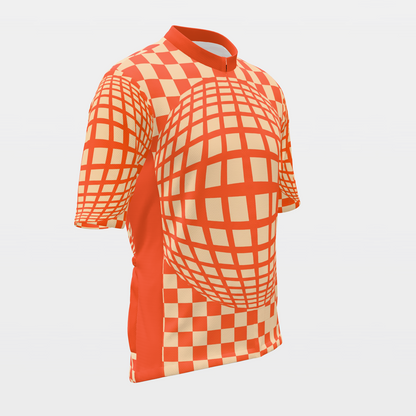 Florida Kinetic Op Art Cycling Jersey – Front Right product view