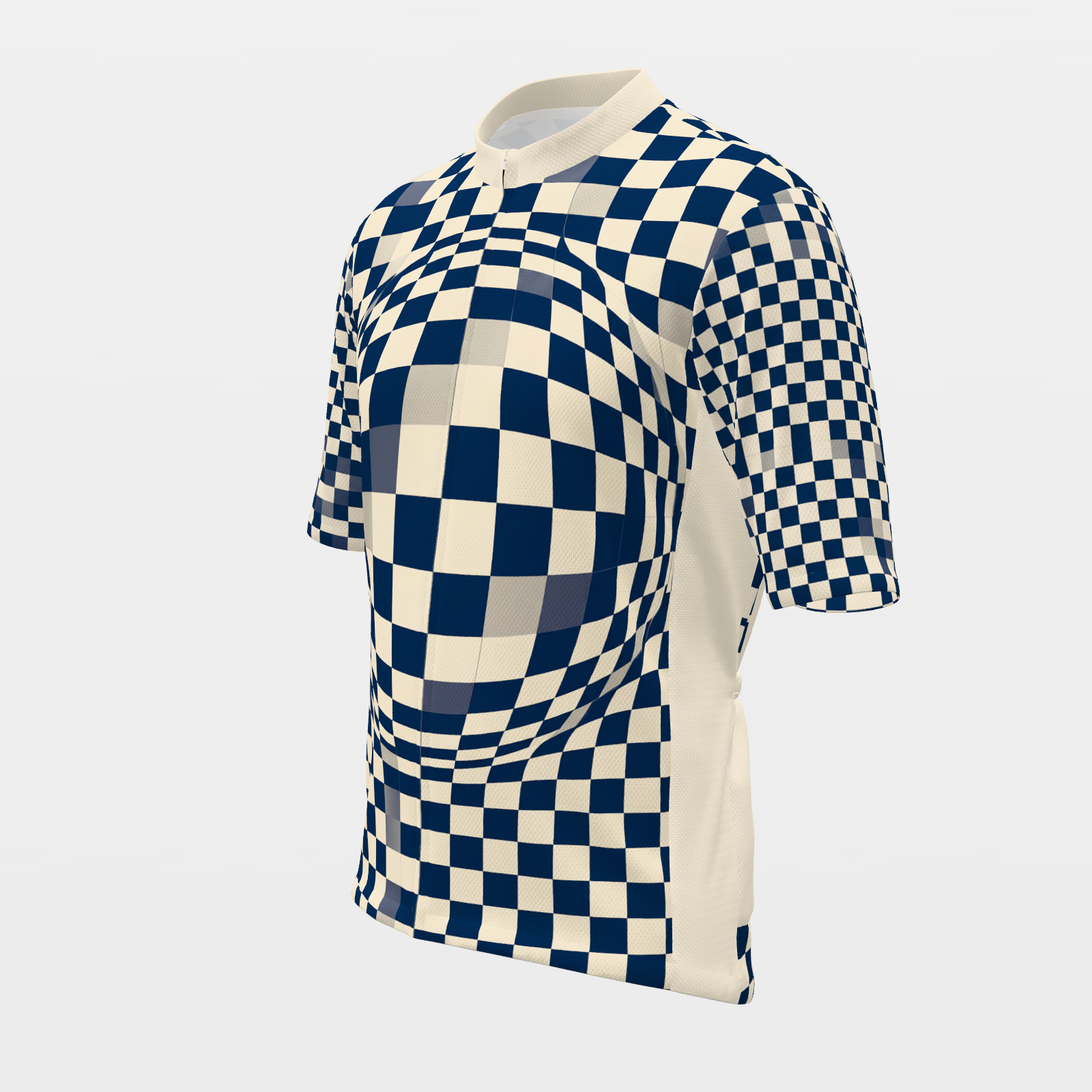 Texas Kinetic Op Art Cycling Jersey – Front Left product view