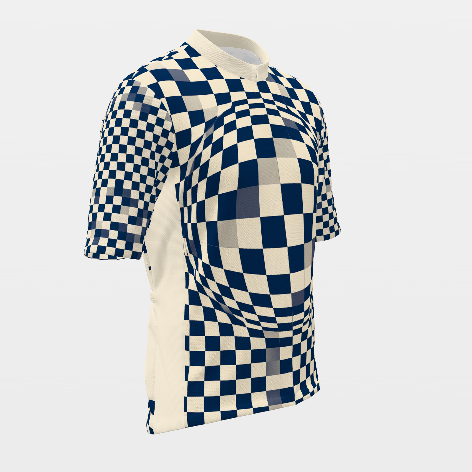 Texas Kinetic Op Art Cycling Jersey – Front Right product view