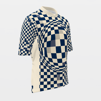Texas Kinetic Op Art Cycling Jersey – Front Right product view