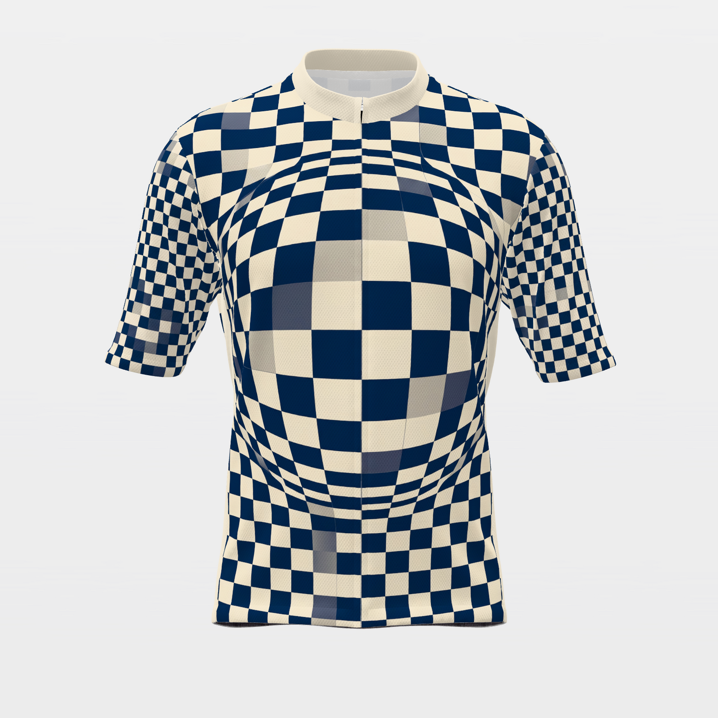 Texas Kinetic Op Art Cycling Jersey – Front product view