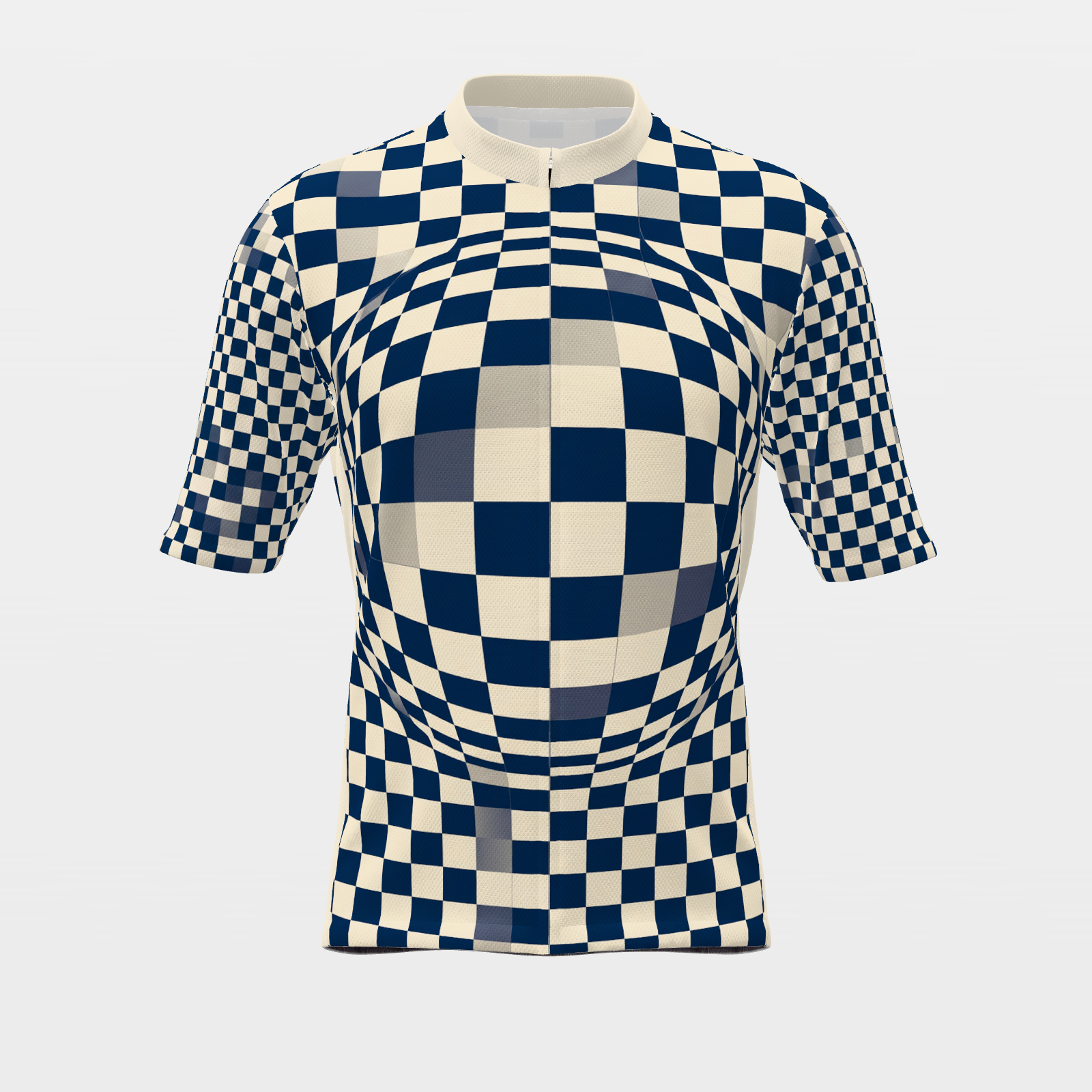 Texas Kinetic Op Art Cycling Jersey – Front product view
