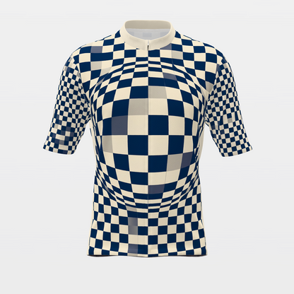 Texas Kinetic Op Art Cycling Jersey – Front product view