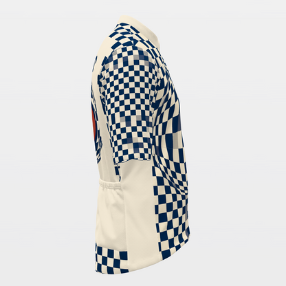 Texas Kinetic Op Art Cycling Jersey – Right product view