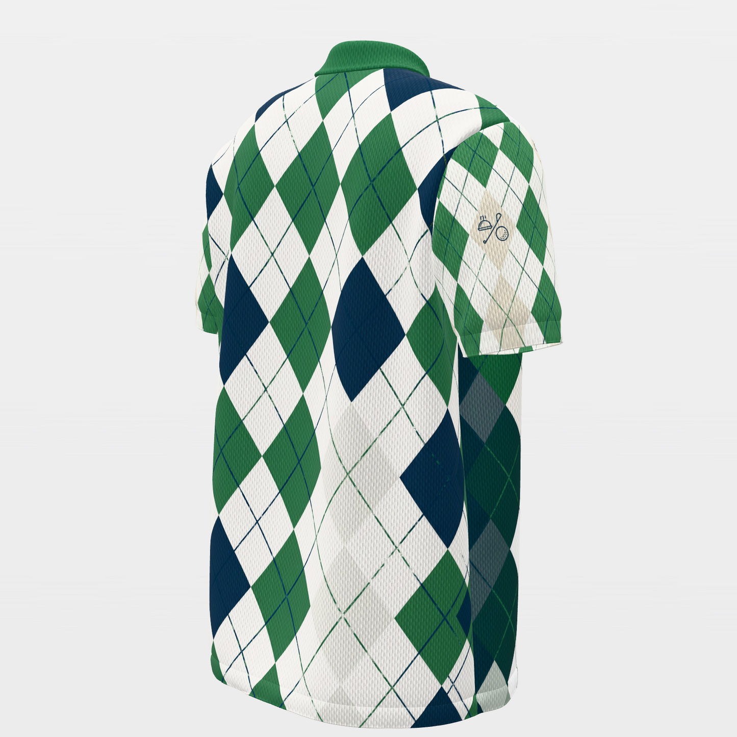 First Tee Breakfast Golf Polo Shirt – Back Right product view