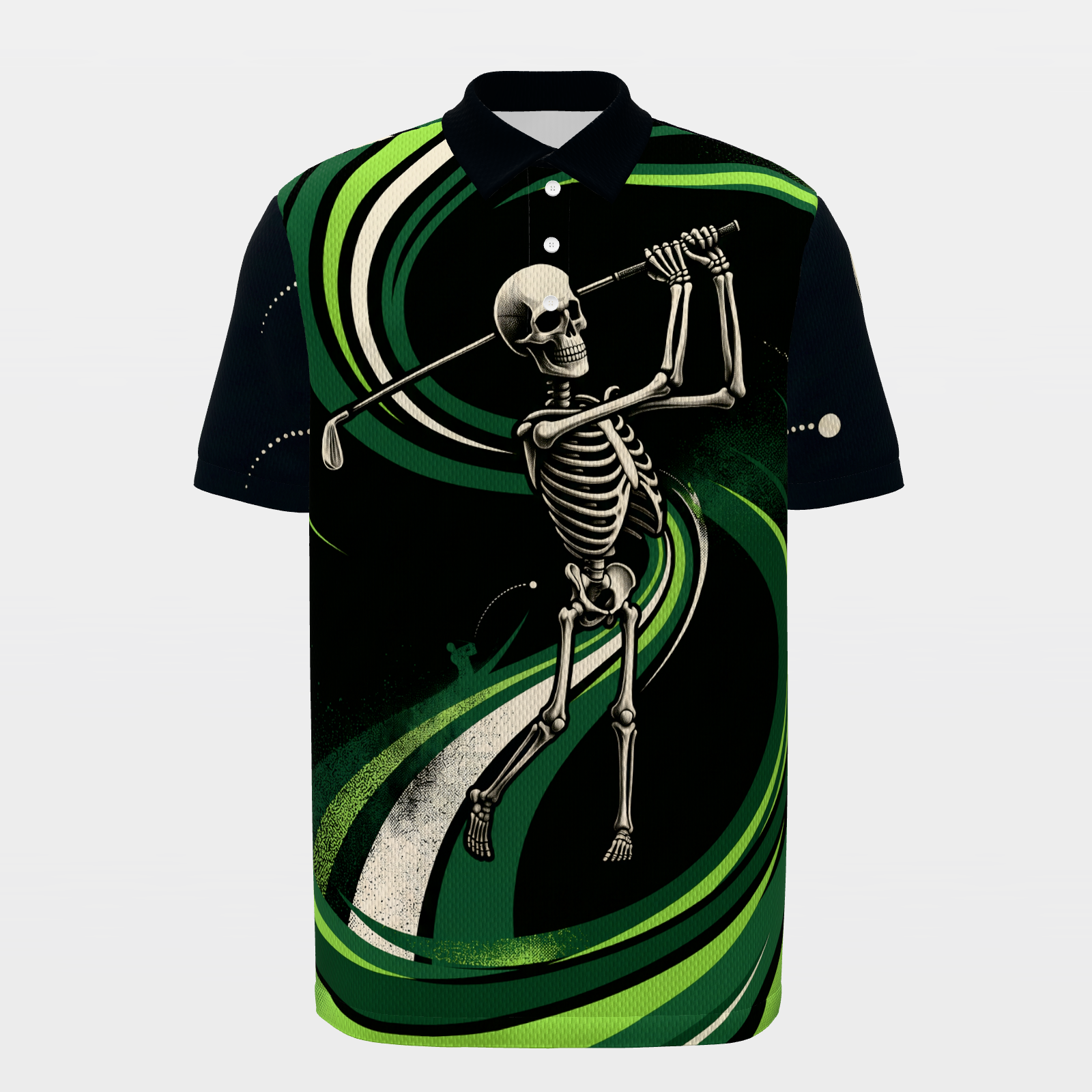 One Shot Reset Golf Polo Shirt – Front product view