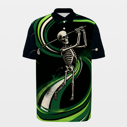 One Shot Reset Golf Polo Shirt – Front product view