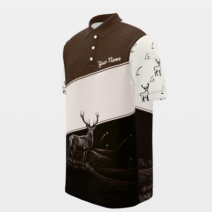 Edge of the Rough Golf Polo Shirt – Front Left product view
