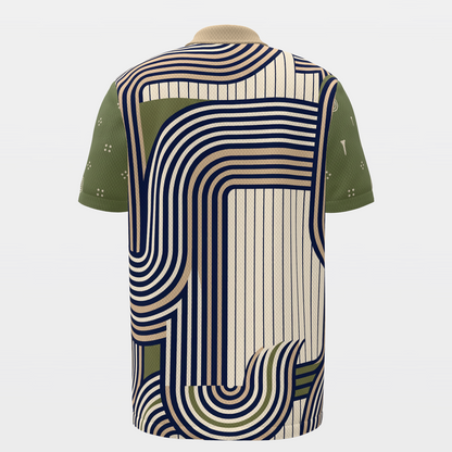 Line of Play Golf Polo Shirt – Back product view