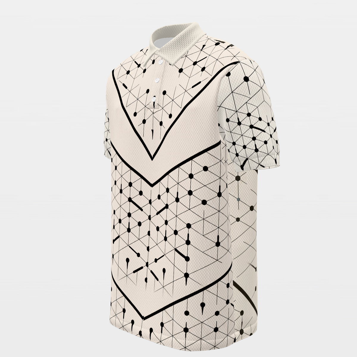 Club Selection Logic Golf Polo Shirt – Front Left product view