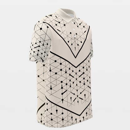 Club Selection Logic Golf Polo Shirt – Front Right product view