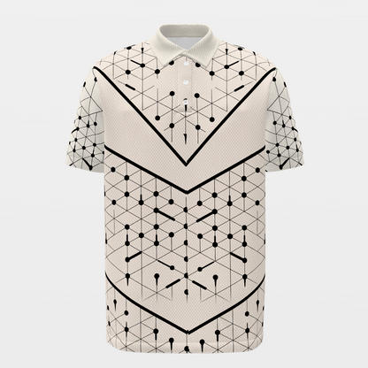 Club Selection Logic Golf Polo Shirt – Front product view