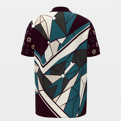 Eight Ways Out Golf Polo Shirt – Back product view