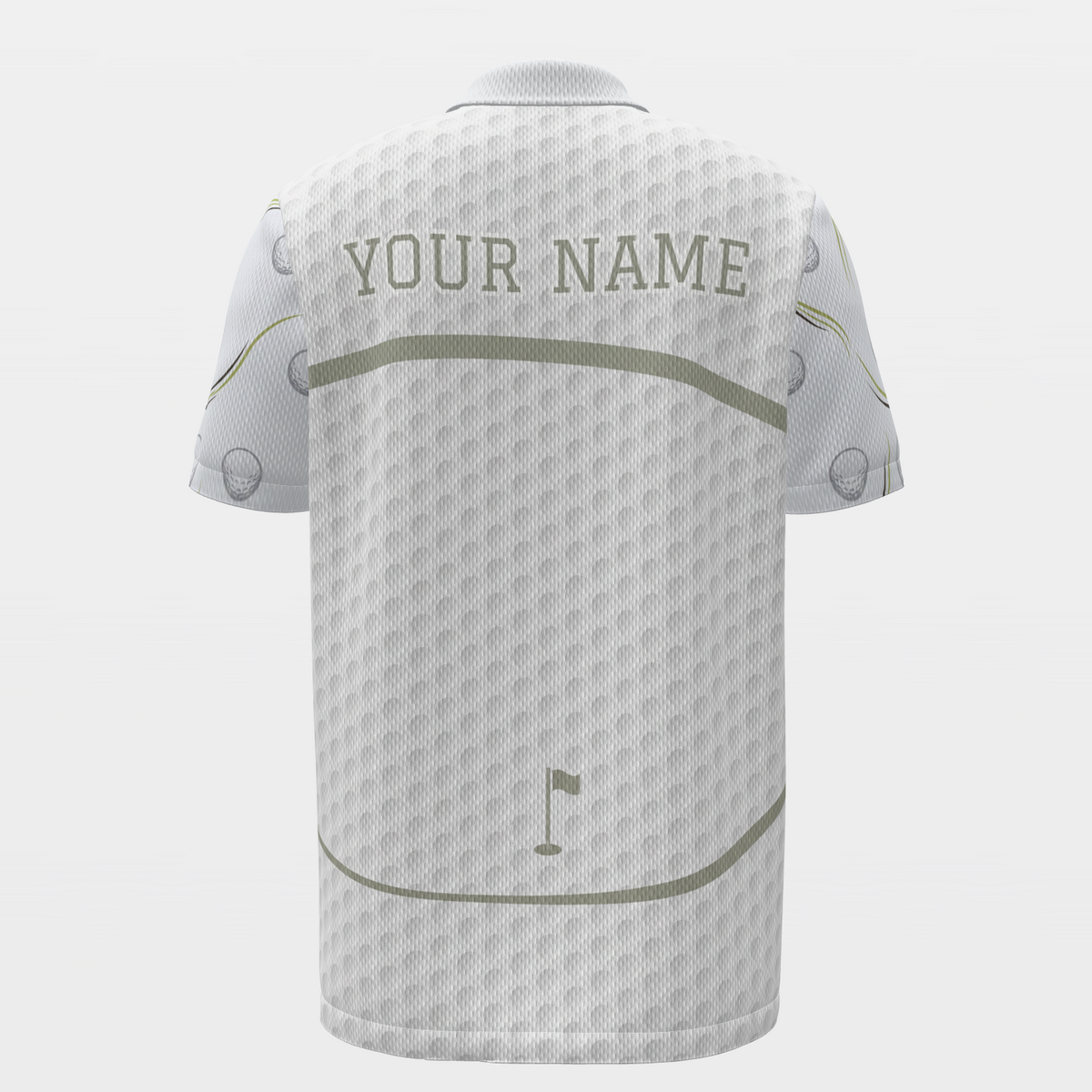Last Tee After Dark Golf Polo Shirt – Back product view