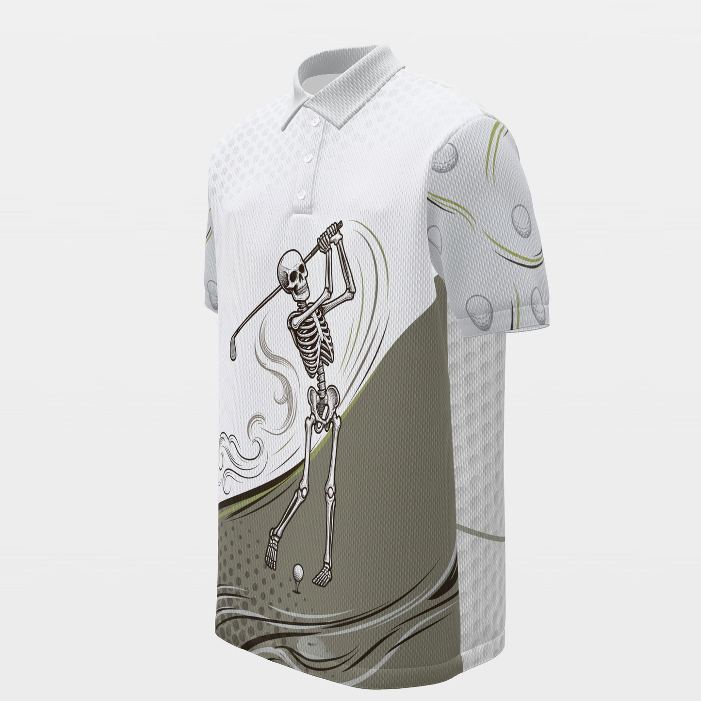 Last Tee After Dark Golf Polo Shirt – Front Left product view