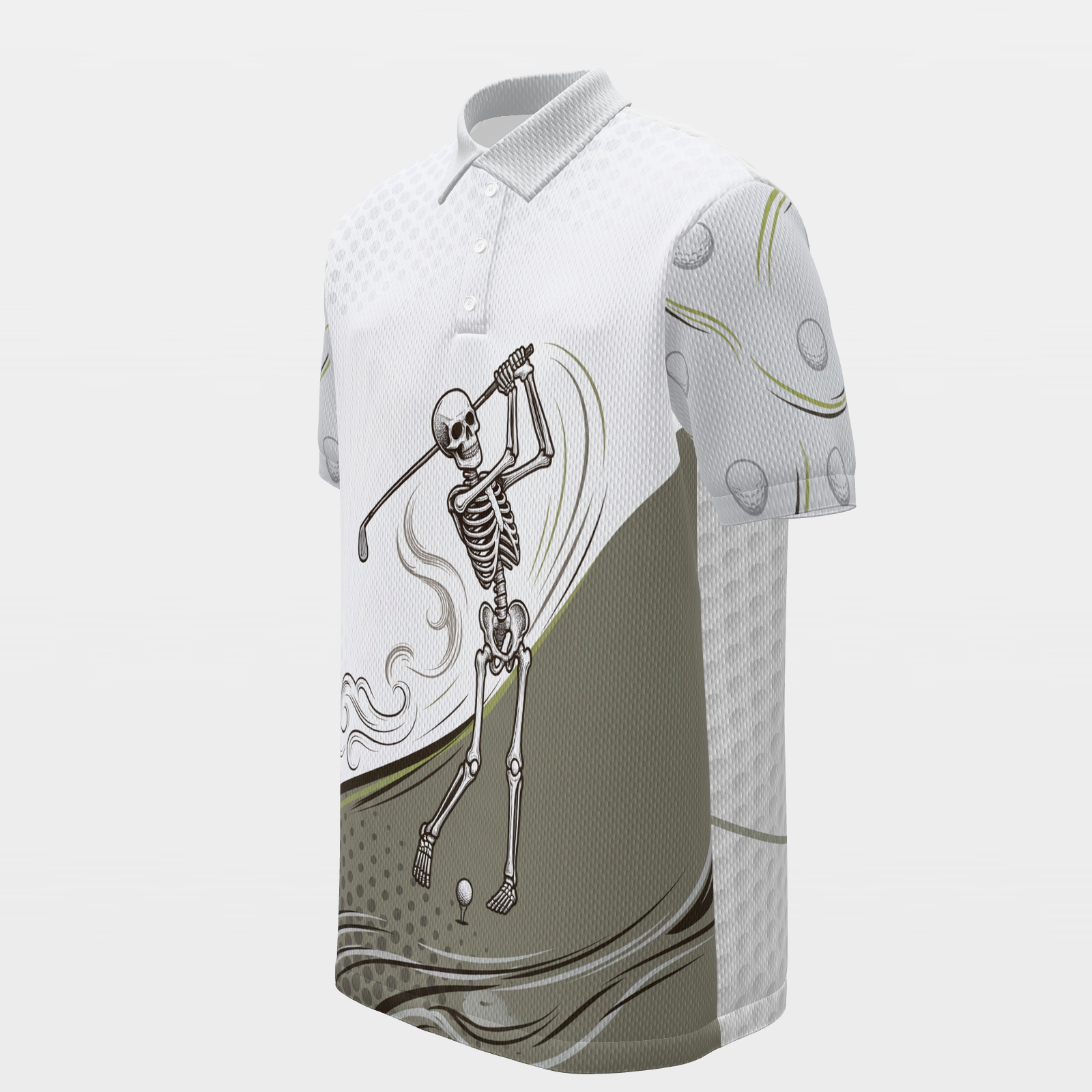Last Tee After Dark Golf Polo Shirt – Front Left product view