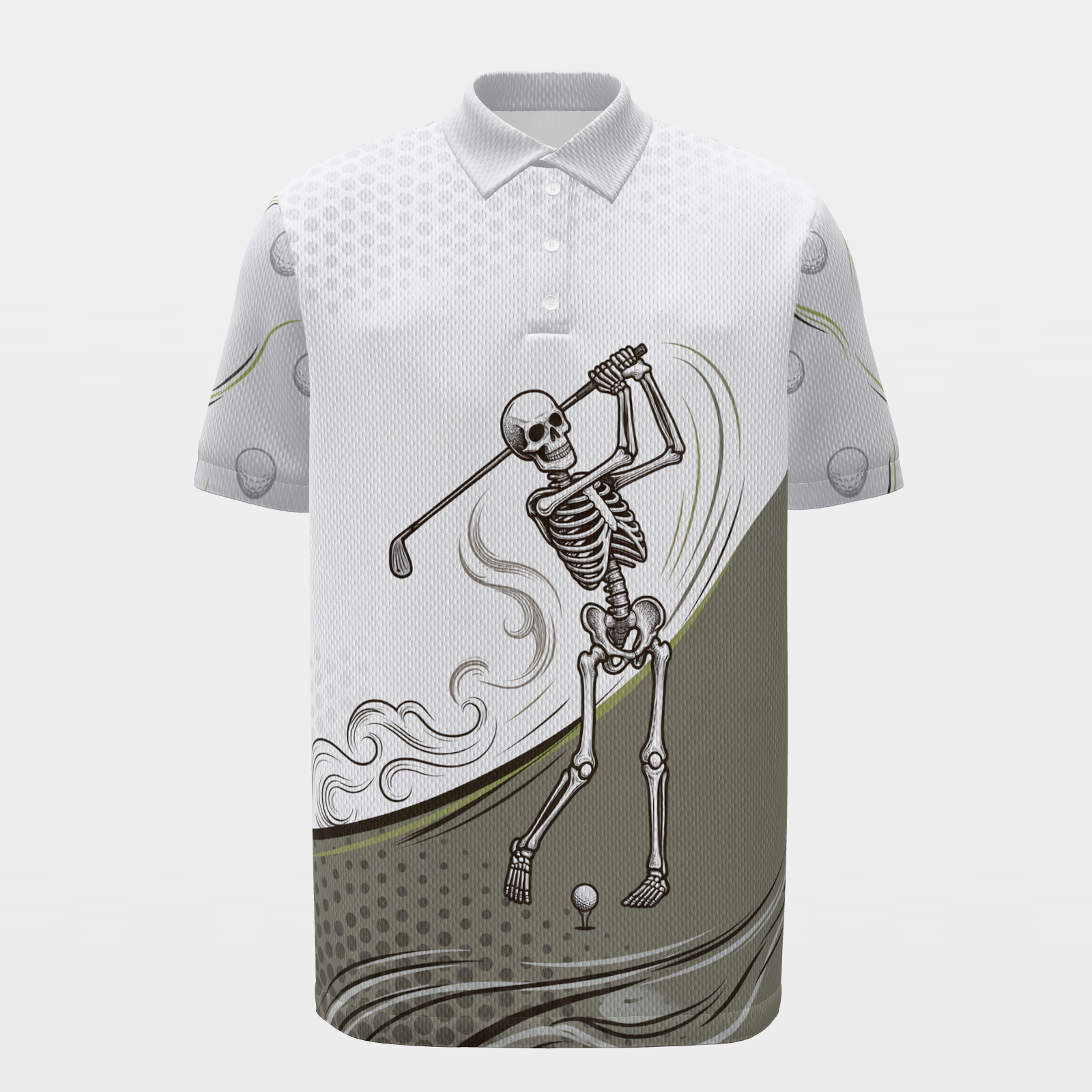 Last Tee After Dark Golf Polo Shirt – Front product view