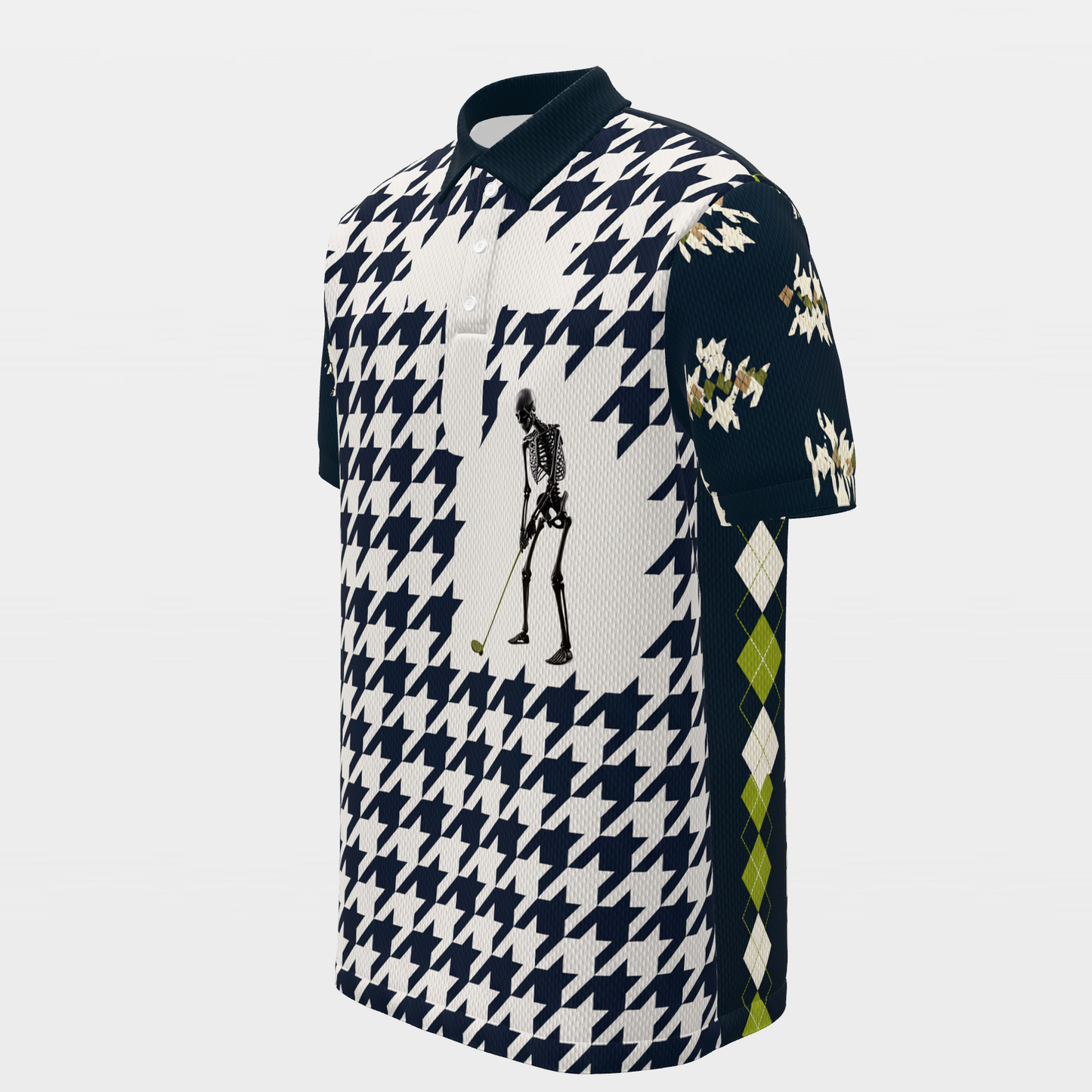 Dead Even Golf Polo Shirt – Front Left product view