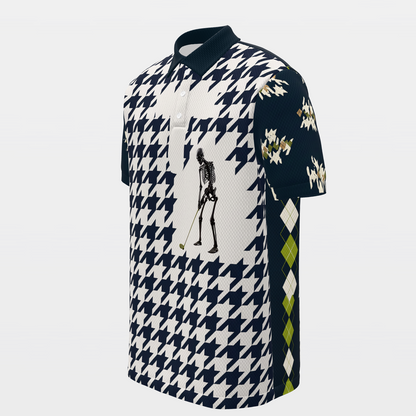 Dead Even Golf Polo Shirt – Front Left product view