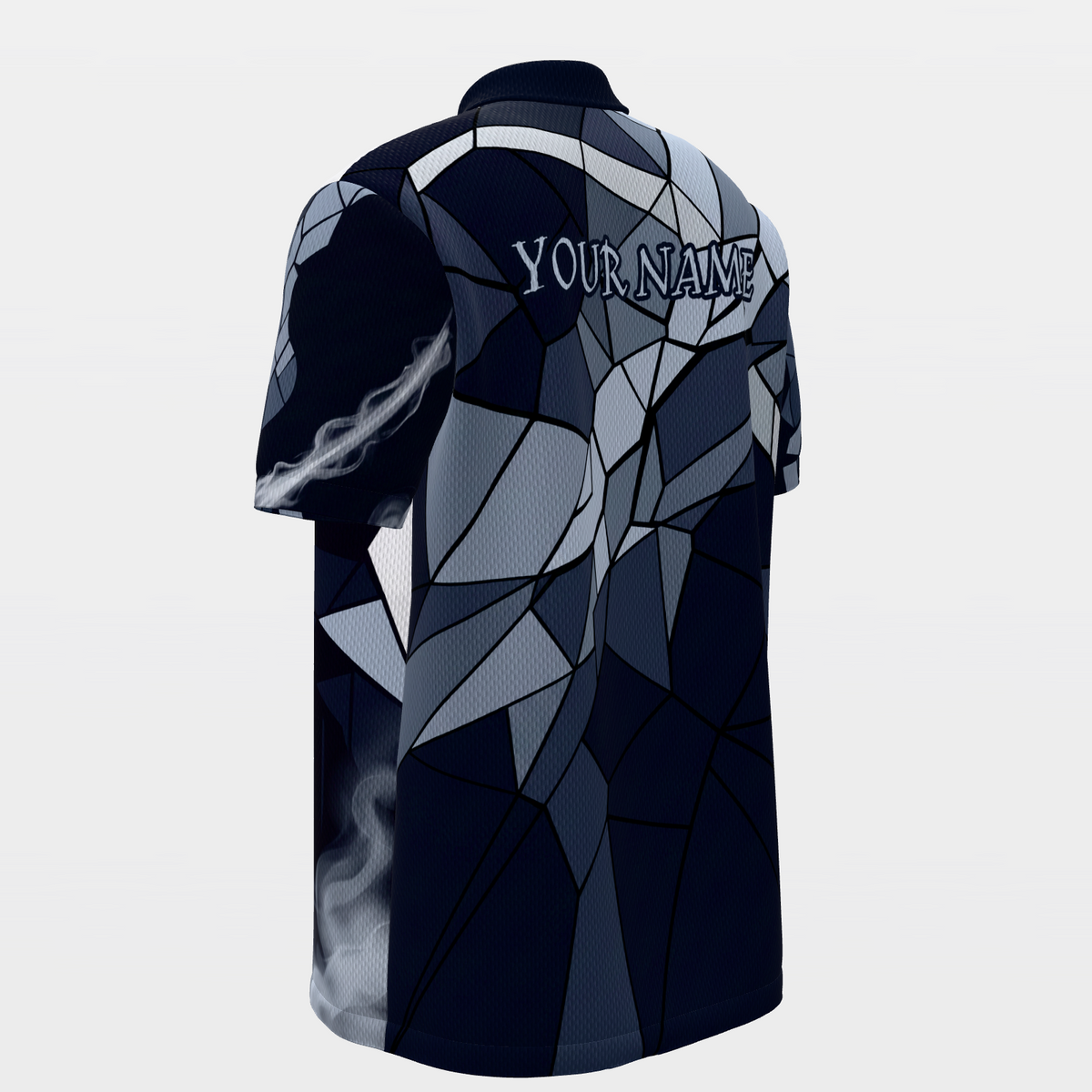 Cut Through the Fog Golf Polo Shirt – Back Left product view