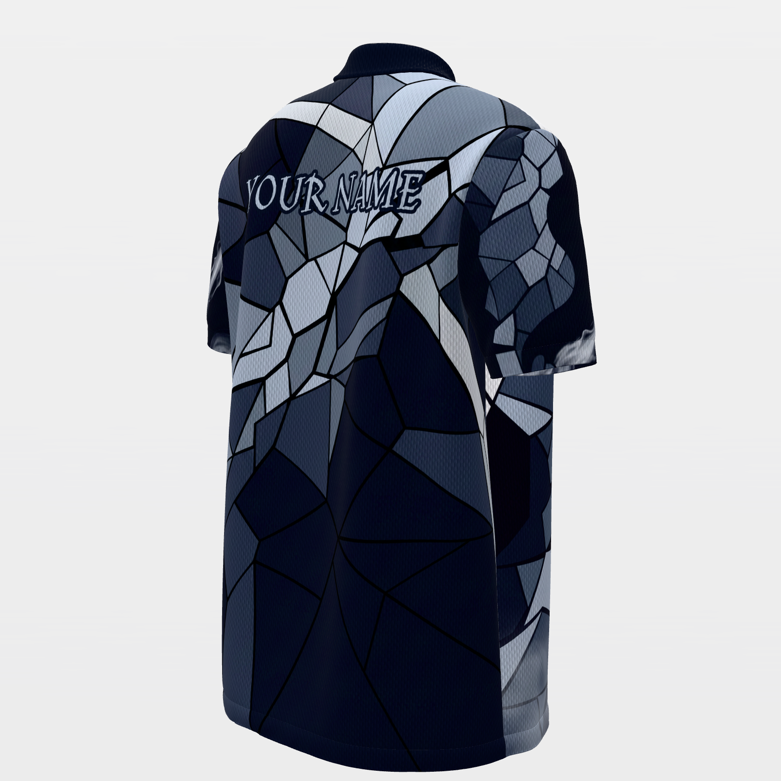 Cut Through the Fog Golf Polo Shirt – Back Right product view