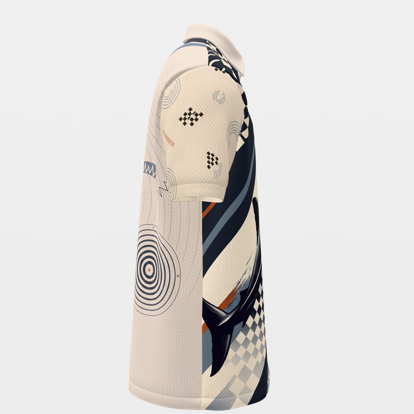 Teeth on the Turn Golf Polo Shirt – Right product view