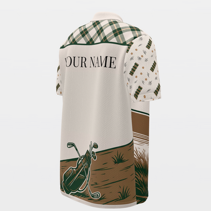 Clubhouse Companion Golf Polo Shirt – Back Right product view