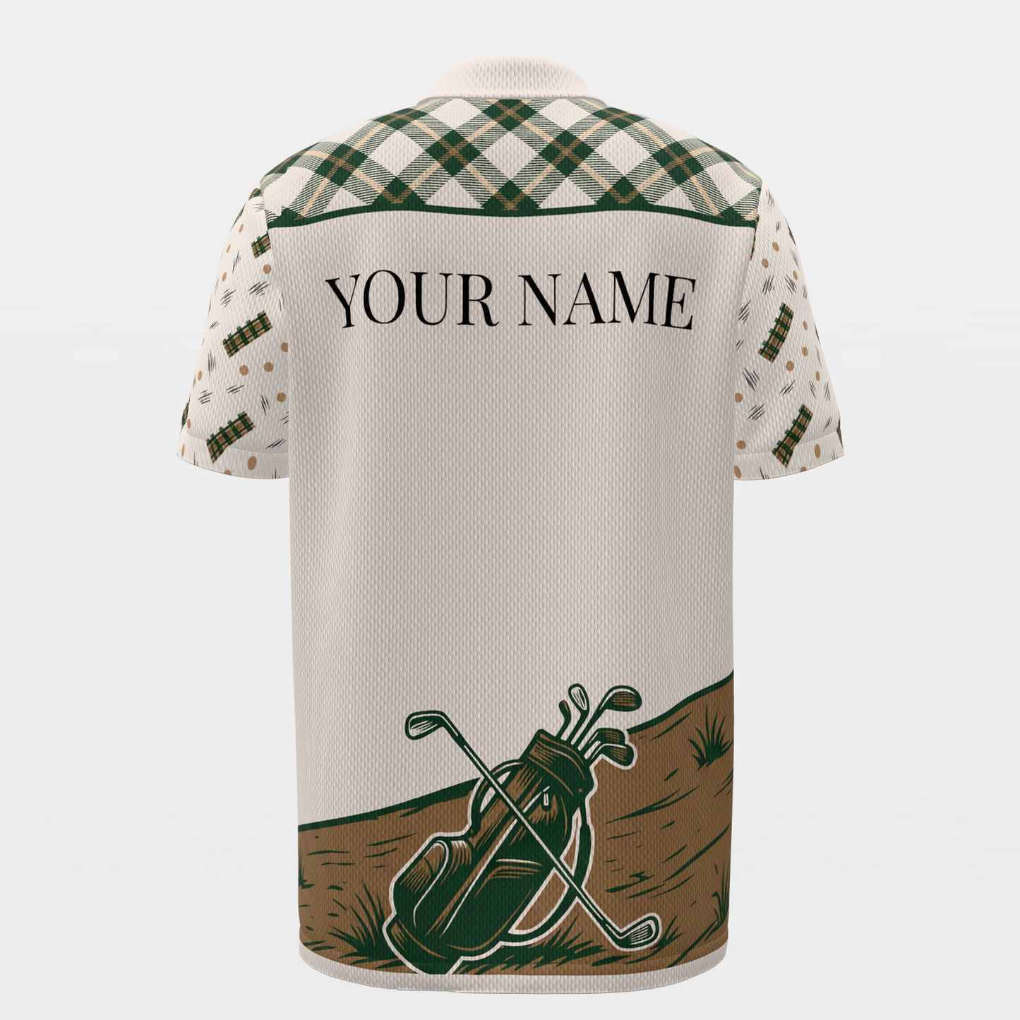 Clubhouse Companion Golf Polo Shirt – Back product view