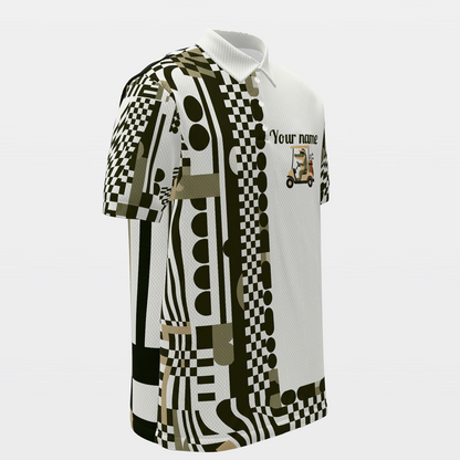 Cart Lane Break Golf Polo Shirt – Front Right product view