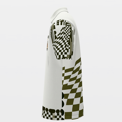 Cart Lane Break Golf Polo Shirt – Left product view