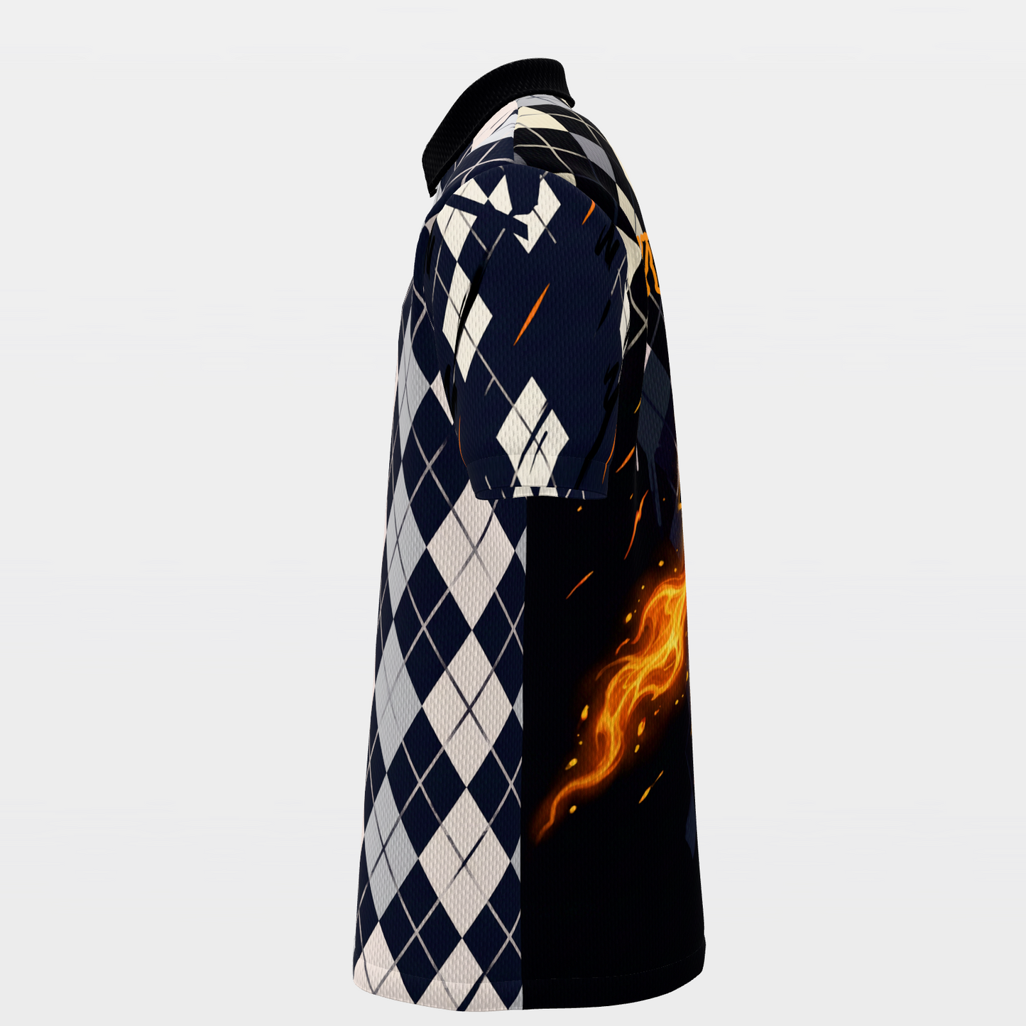 Volcanic Back Nine Golf Polo Shirt – Left product view