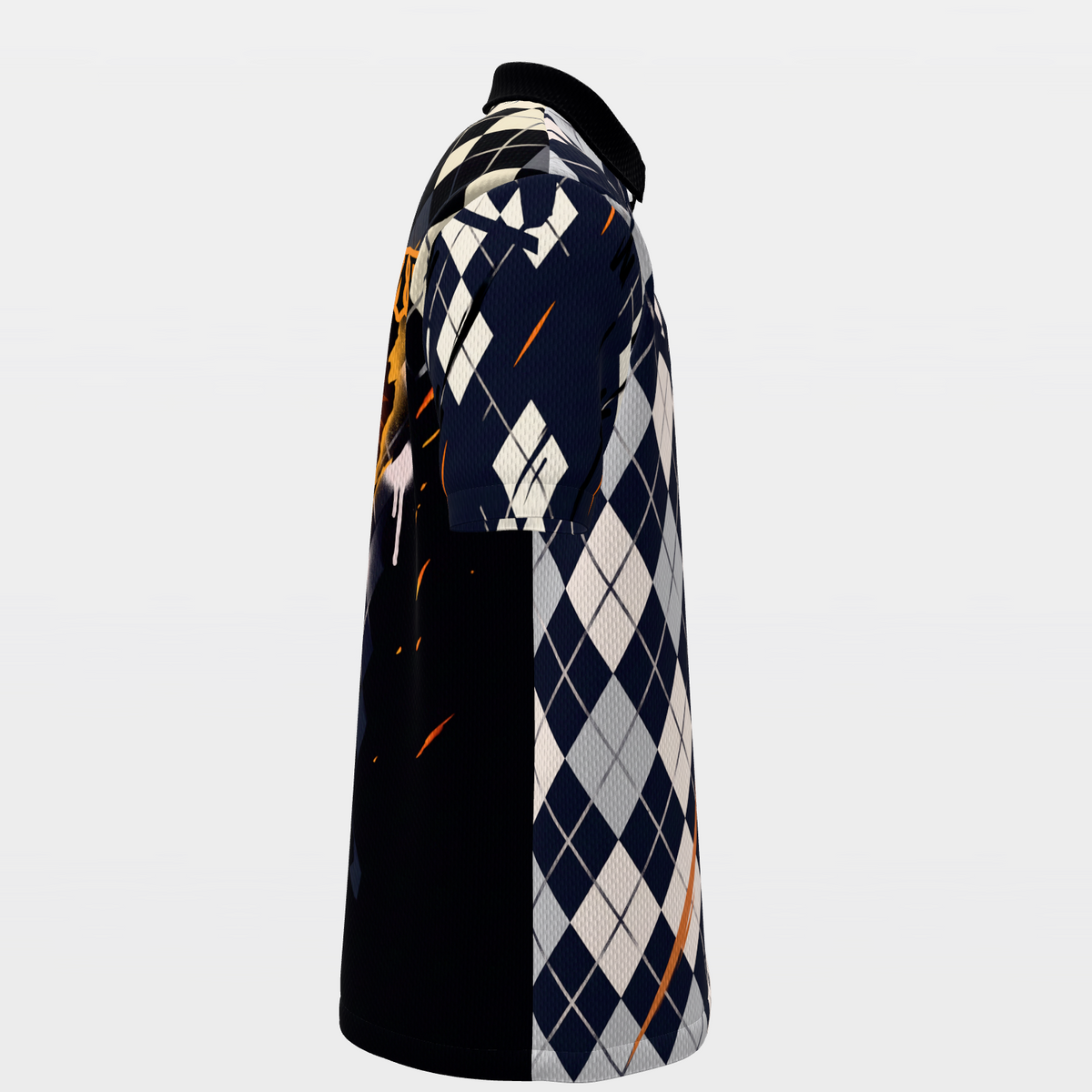 Volcanic Back Nine Golf Polo Shirt – Right product view