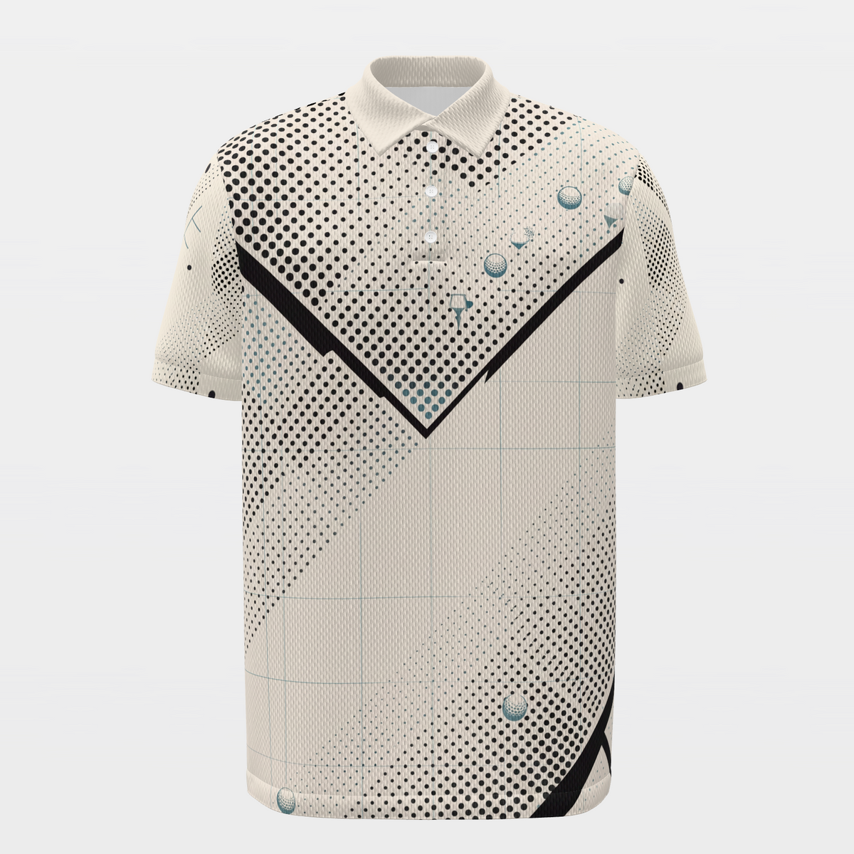 Four Six Five Golf Polo Shirt – Front product view